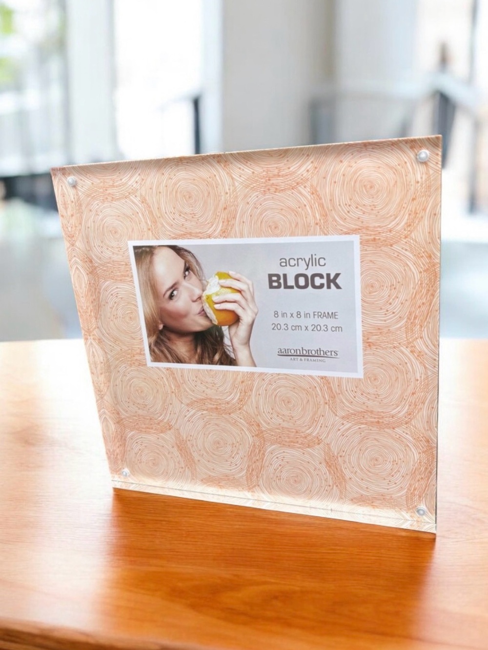 8 x 8” Acrylic Block Picture Frame - Picture 7 of 11